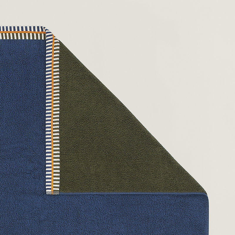 Vice Versa bath towel - Blue | Hermès USA